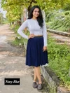 Tew Heavy Crepe Party Wear Skirt Wholesale Market In Surat